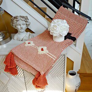 NEW! BOHO Farmhouse Magaschoni COTTON THROW BLANKET